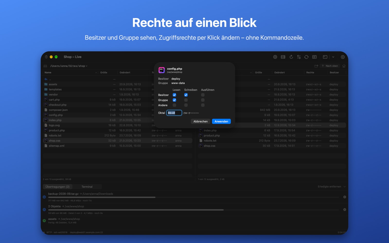 Rechte-Dialog